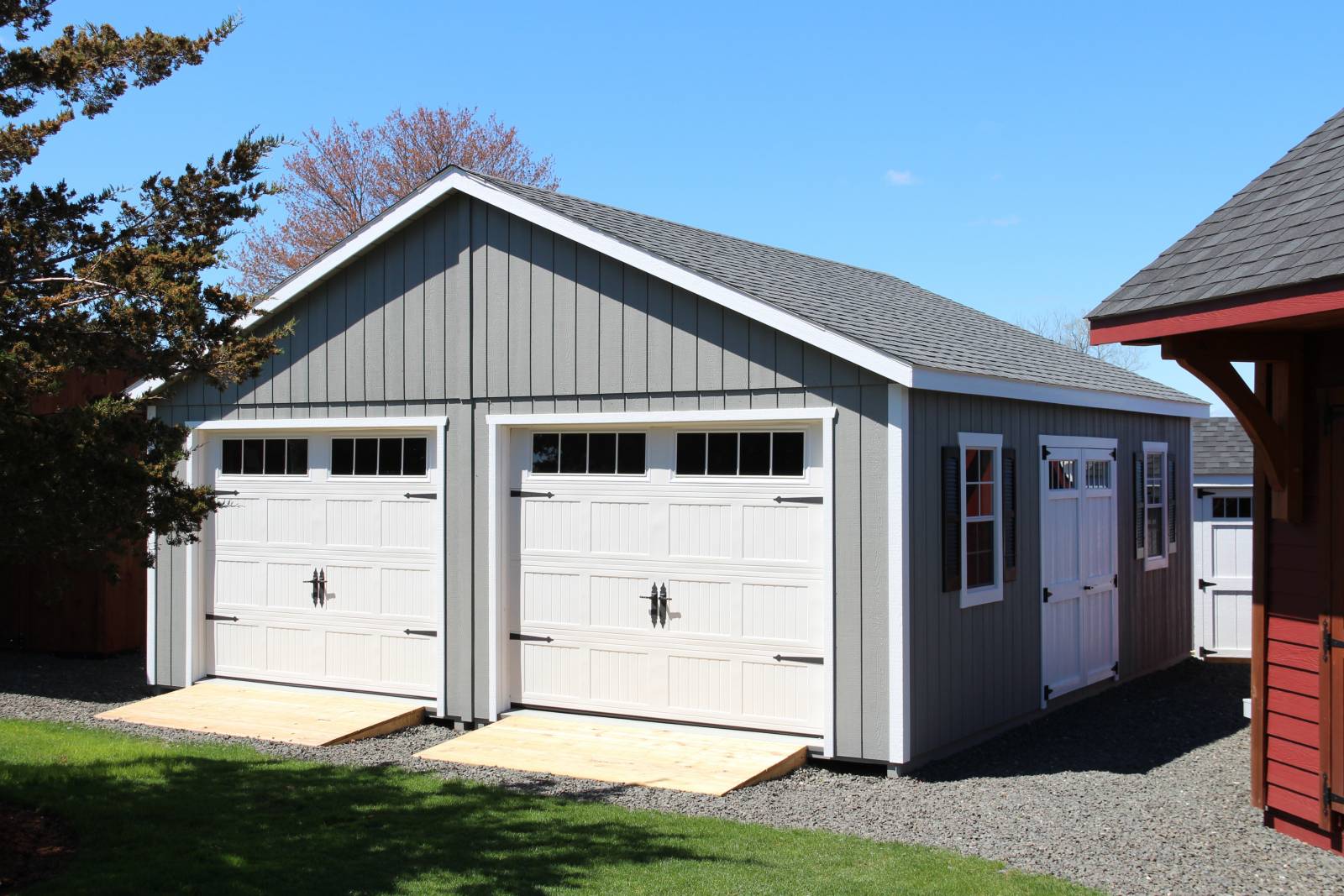 24' x 24' Classic Vintage Garage Shown with Options